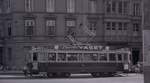Die ehemalige Tramlinie 1 (Betriebseinstellung 11.Oktober 1965): Wagen 147 war nur f�r stehende Bedienung eingerichtet.