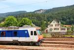 In Balsthal steht der mittlerweile an die OeBB abgegebene NPZ-Originaltriebwagen 560 000, der zugleich auch die OeBB-Nummer RBDe 207 trägt.