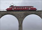 Dreicksfahrten von Winterthur an den Rhein mit Schiffsfahrt zwischen Stein und Schaffhausen lud der Rote Pfeil RBe 2/4 204 mit Oensingen-Balsthal-Bahn Aufschrift ein.