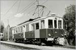 Der CEV BDe 4/4 105 im Sommer 1985 in Blonay.