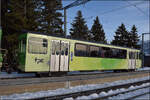 Im Zugverband von BDeh 4/4 83 f�hrt der (Ultraleicht-) Steuerwagen Bt 65 aus dem Jahr 1987 von den Herstellern ACMV/SIG/BBC mit.