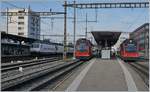 Die beiden Be 4/8 110 (von St-Urban) und 111 (von Solothurn) in Langenthal. Während der Be 4/8 110 in Langenthal bleibt und ins Depot fahren wird, ist der Be 4/8 111 für die Rückfahrt nach Solothurn zurückfahren wird. 

10. August 2020