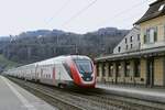 S26-BB-und-IGS-Minitreffen am 27.02.2023: Ein RABe 502 kommt in Rheineck an 