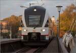 Ein neues Gesicht zum Bodensee: Der frisch getaufte Kiss-IC 4110 111  Gäu .