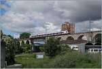 Ein SBB RABe 522 unterwegs von Biel/Bienne nach Meroux TGV auf dem 285 Meter langen Mösliviadukt kurz vor der Ankunft in Grenchen Nord.
