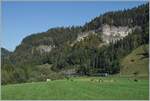 Etwas ungeschickt, wenn man von der Strasse abkommt, die Ilfis überquert und dann das  Emmentalbild  im Entlebuch entsteht...