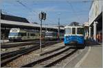 In Montreux warten auf ihr nächsten Einsätze der CEV/MVR GTW Be 2/6, die GDe 4/4 und eiun ABDe 6/6.