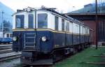 DZe 6/6 im Mai 1981 in Zweisimmen.