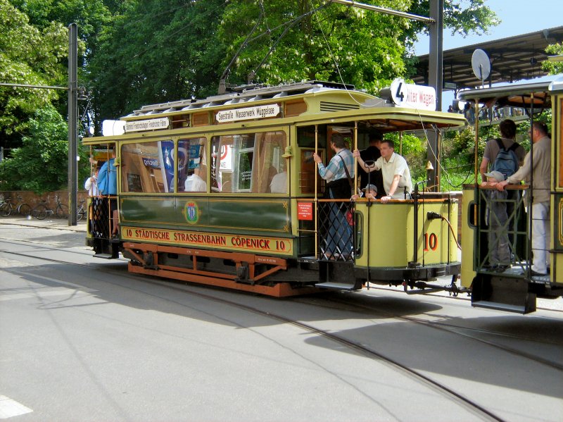 Tw am Ende der Themenfahrt am S-Bhf K�penick, 17.5.2009